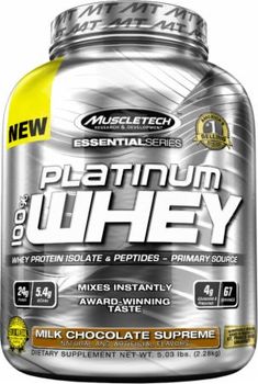 8. MuscleTech Platinum 100% Whey