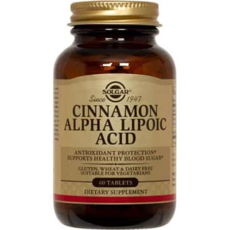 6. Solgar Cinnamon Alpha-Lipoic Acid