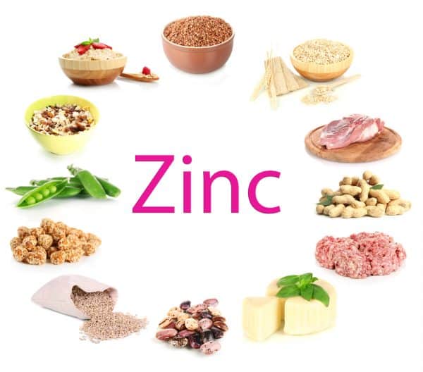 zinc rich food