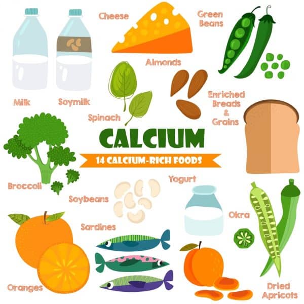 calcium rich food