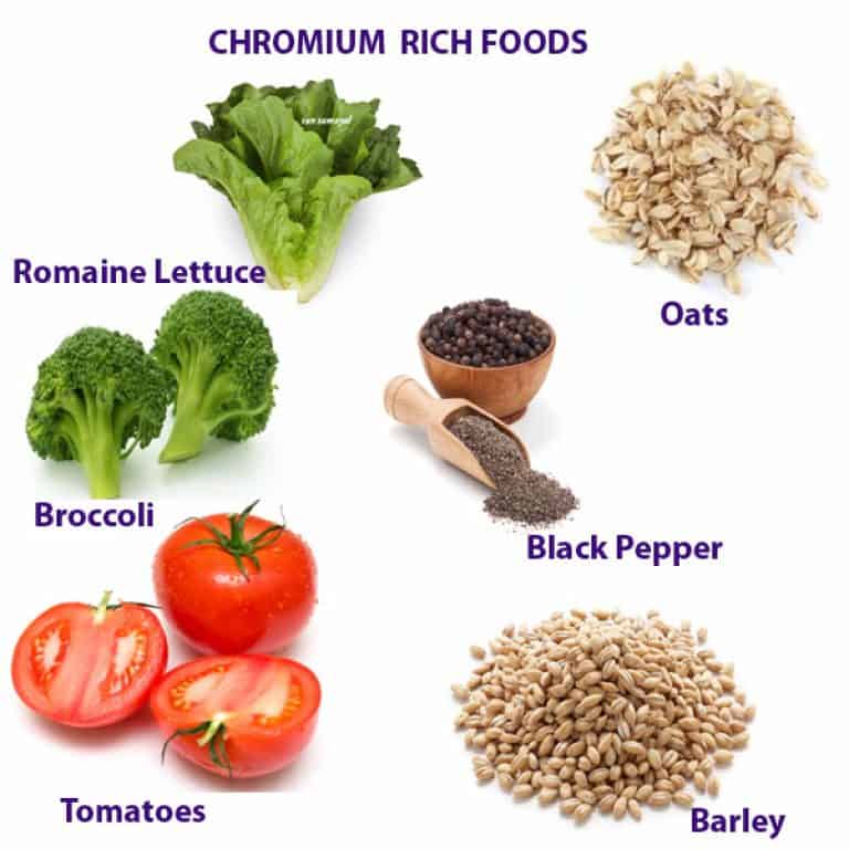 eat foods that are rich in chromium and magnesium