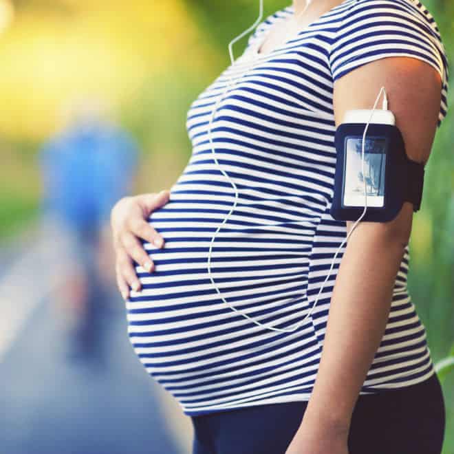 running while pregnant