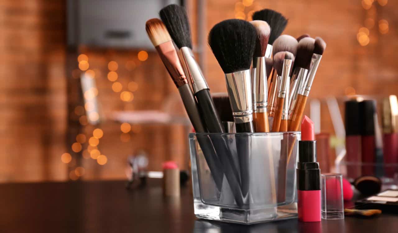 Set Of Makeup Brushes