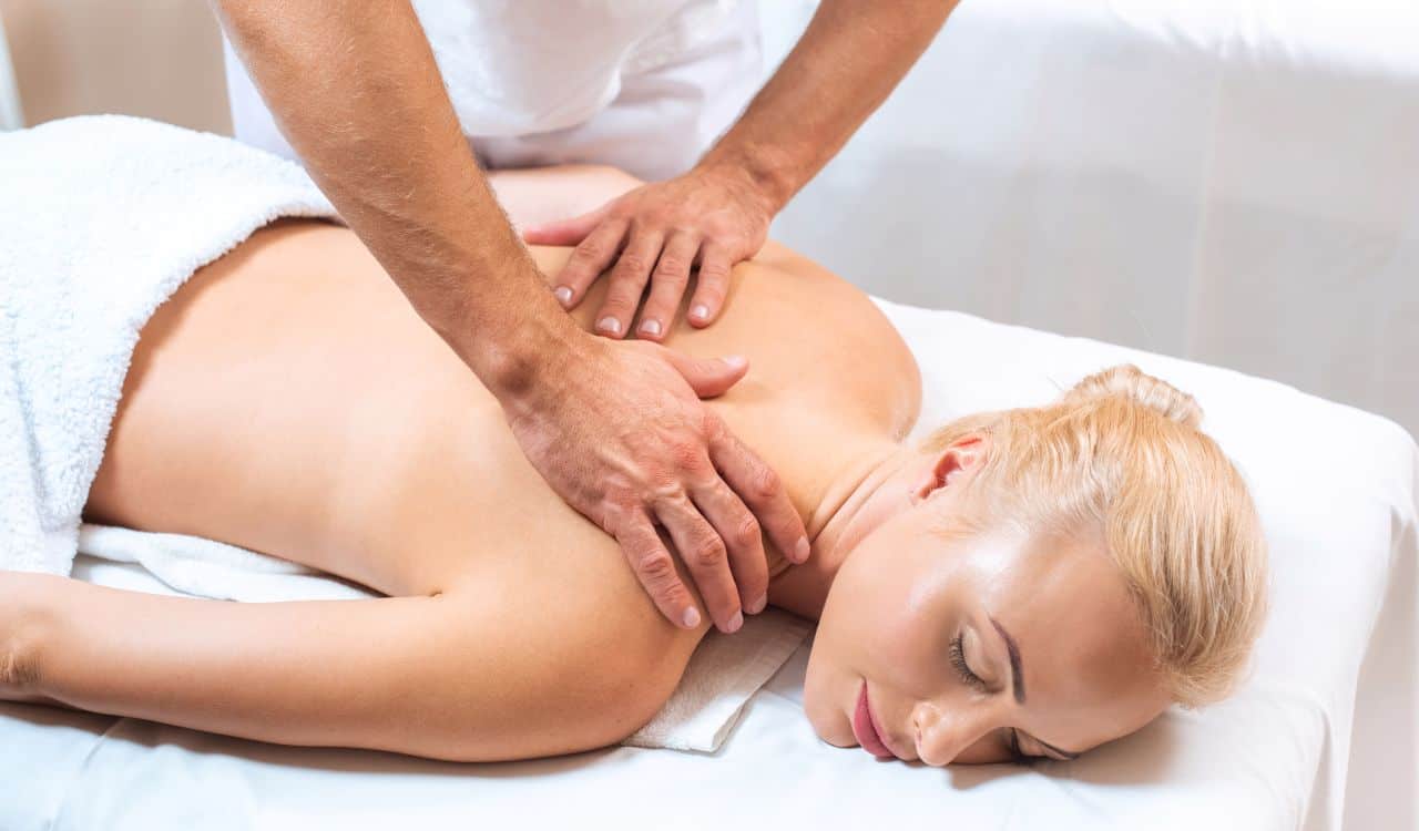 Woman Having Massage