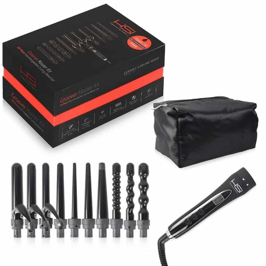 8. HSI Professional 10-in-1 Curling Wand